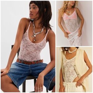 𝓯𝓹 Free People  ~ 🍌 Ready To Go Bodysuit